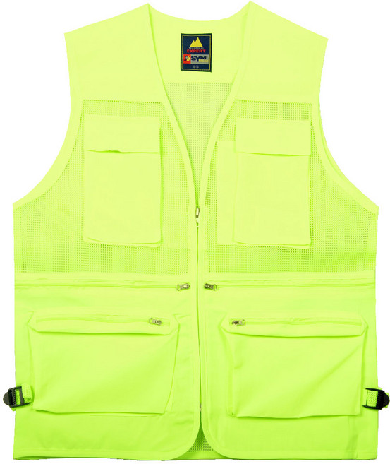 심비오즈 남성 14색 망사조끼 작업조끼 단체조끼 배달조끼 주머니조끼 택배조끼 등산 조끼