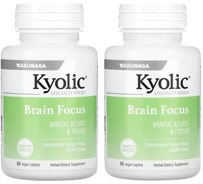 쿄릭 브레인 포커스 베지 정제 60정, 2개 - 쿠팡