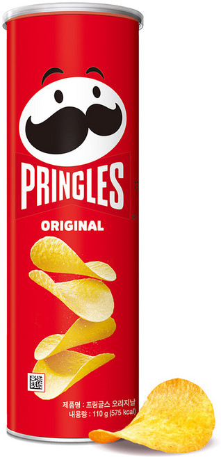프링글스 오리지날 감자스낵, 110g, 8개