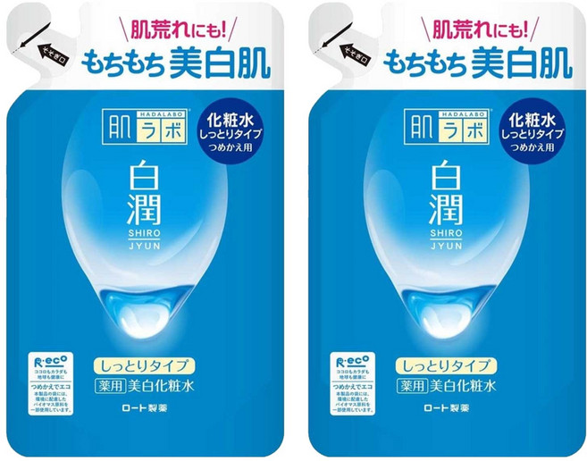 하다라보 시로준 화장수 모이스트 타입 리필용, 2개, 170ml