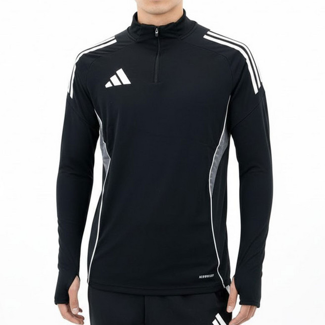 아디다스 쿼터집 남성 기능성 긴팔 하프 집업 엄지홀 반집업 티 축구 러닝 상의 통기성 좋은 운동복