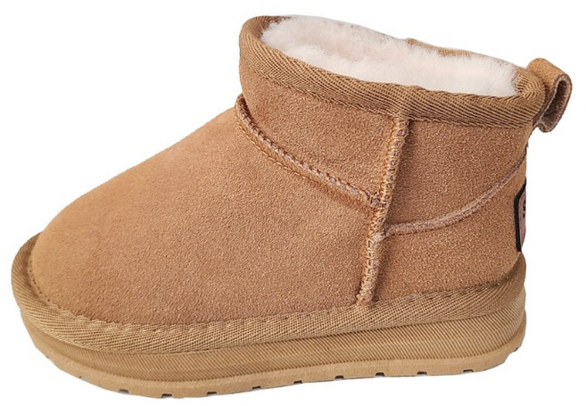 아이온미 천연소가죽 아동 숏 양털부츠 유아동 털부츠