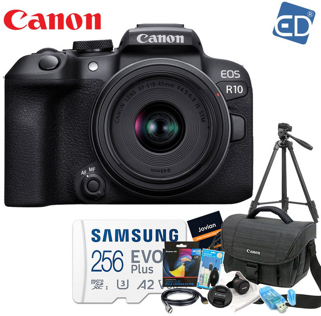 [캐논 정품] EOS R10 / RF S18-45mm/256G 패키지/ED, 캐논R10/RF S18-45 패키지