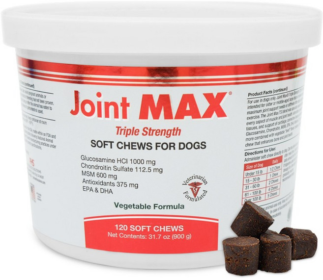 조인트맥스 강아지 트리플 스트렝스 영양제 120p, 120회분, 뼈/관절강화, 1개