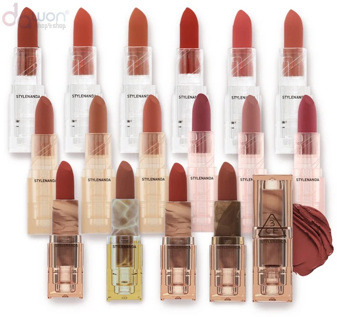 3CE 소프트 매트 립스틱 15color, UNSTAINED RED(언스테인드 레드), 3.5g, 1개 - 쿠팡