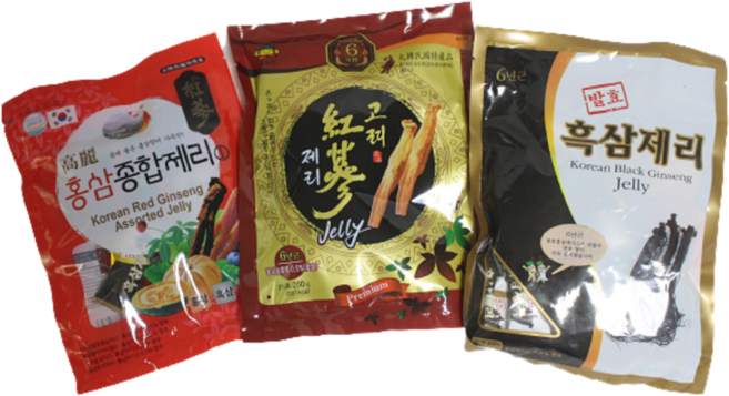 6년근발효흑삼제리 6년근고려홍삼제리 홍삼종합제리, 1개, 450g