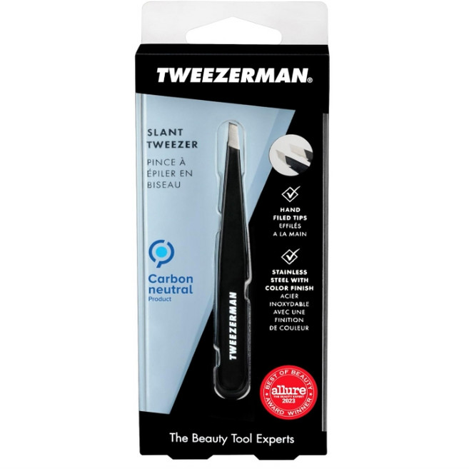 Tweezerman 專業斜口鑷 眉毛夾, 1個