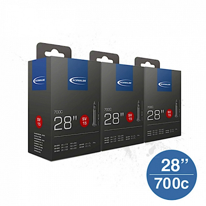 슈발베 28인치/700C SV15 SV17 라이트튜브 프레스타/슈레더(40mm), 라이트 튜브 AV17 40mm, 1개