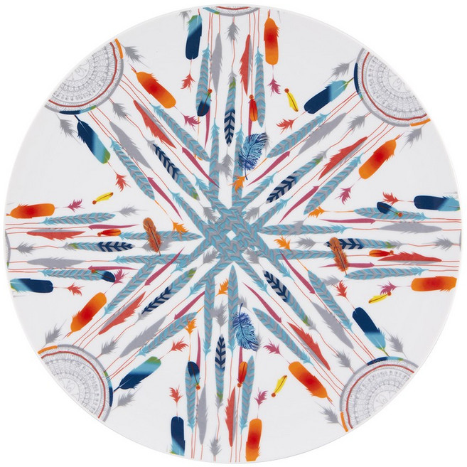 비스타 알레그레 포르투갈 도자기 드림캐쳐 오벌접시 차저플레이트 3type 택1, 차저 플레이트, 1개