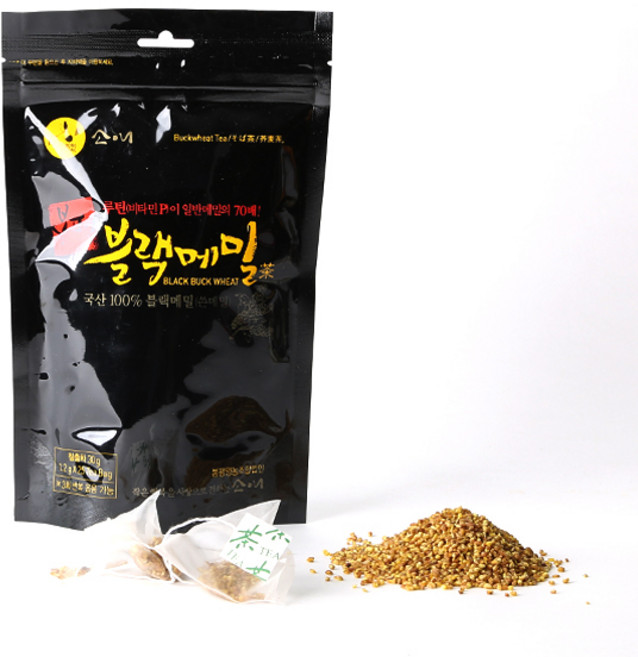 소애 봉평 블랙메밀(쓴메밀)차 실속형 25티백, 1.2g, 1개, 25개입