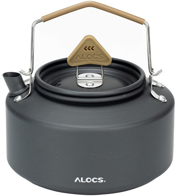 알록스 캠핑용 주전자 CW-C65-4, 1개, 블랙