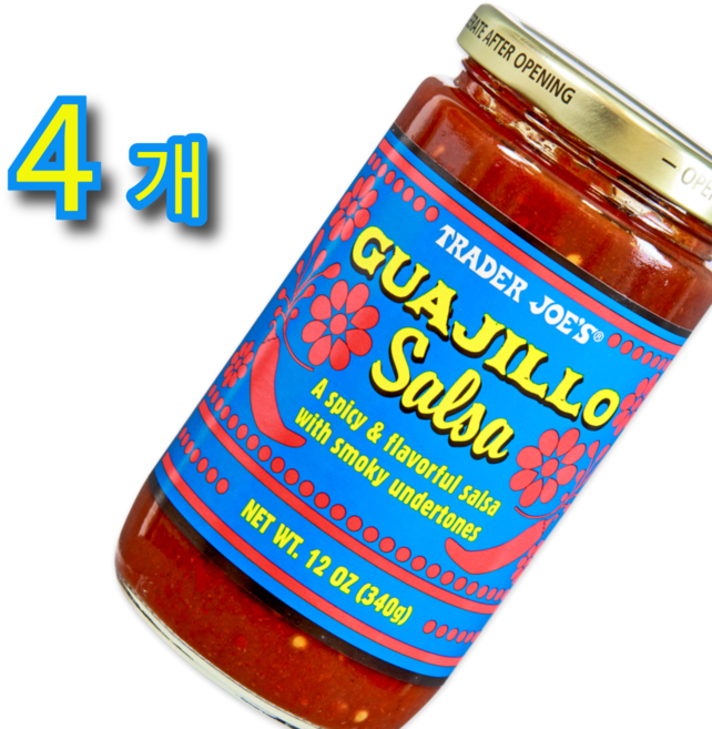 트레이더조 과히요 살사 소스, 4개, 340g
