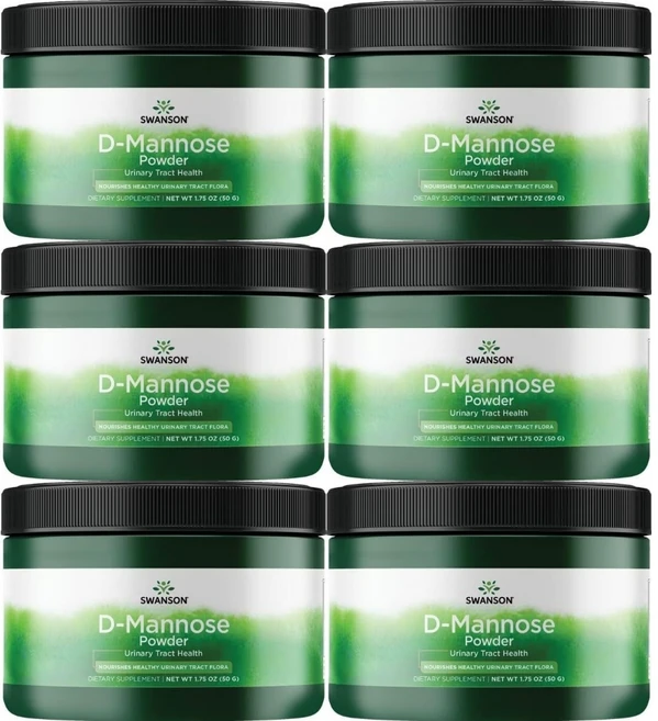 스완슨 고흡수 디 만노스 파우더 분말, 6개, 50g - 쿠팡