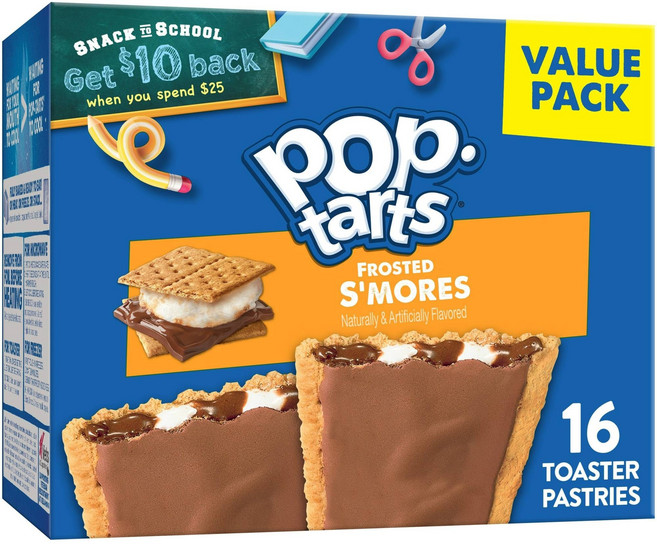 팝타르트 Pop-Tarts 스모어 프로스트 토스터 페이스트리, 768g, 2개