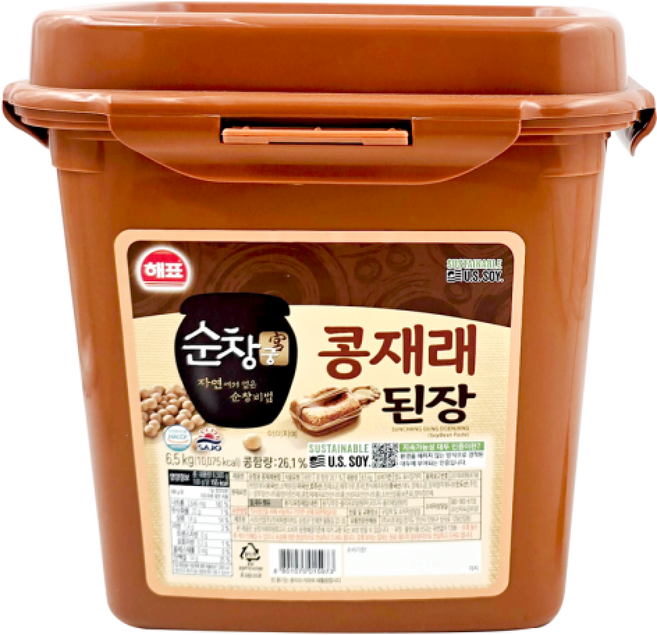 해표 순창궁 콩재래된장 6.5kg, 1개