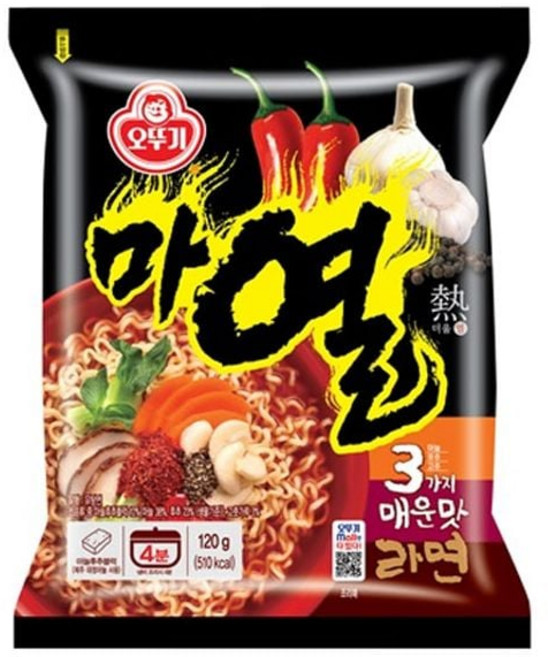 오뚜기 마열라면 멀티(120gx4입)x8팩 dok455Lt, 1개