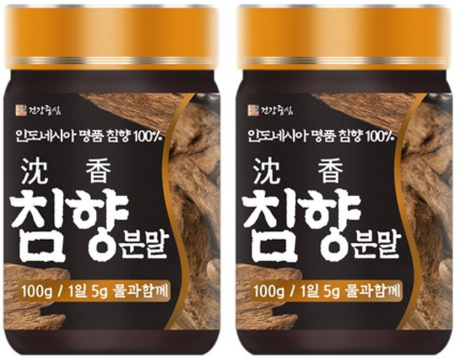 침향가루, 2개, 100g