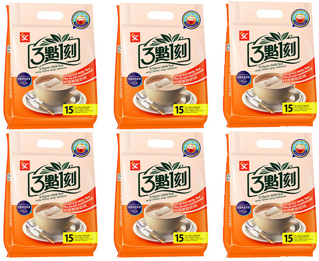 3시15분 오리지날 밀크티 티백, 20g, 15개입, 6개