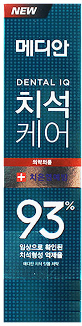 메디안 덴탈IQ 치석케어 93% 잇몸 치약, 120g, 15개