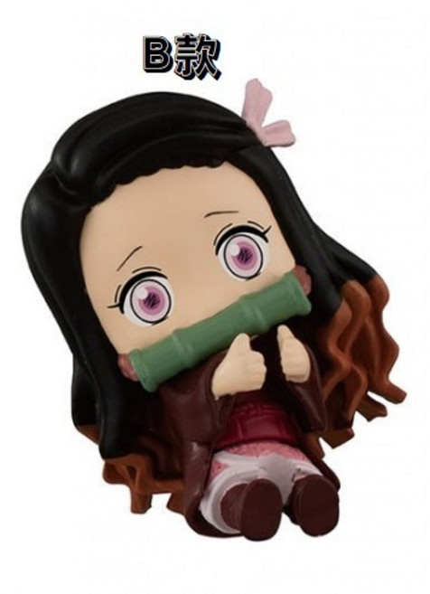 M.M小舖 BANDAI 轉蛋 扭蛋 鬼滅之刃 充電線套 公仔 全6款, 1個, B款/禰豆子2F202