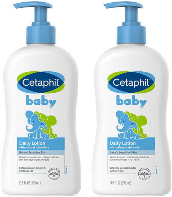 세타필 키즈 데일리 로션 카렌듈라 함유, 399ml, 2개