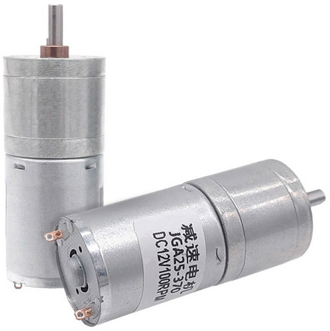 1PCS JGA25-370 DC 모터 기어드 모터 6/12/24V 고 토크 전기 기어 모터 5/10/15/30/60/100/150/200/300/400/500/1000/1200rp, 1200, 6V용, 12