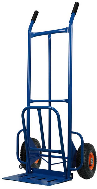 핸드카 핸드파래트 핸드카2단 구루마 밀차 끌차 손수레 카트 구르마 대차 운반 산업용 가정용 택배 운반구 핸드카트, 핸드카 2단/에어바퀴, 1개