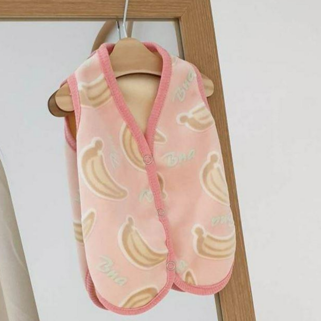 바나나 조끼, 핑크, 1개