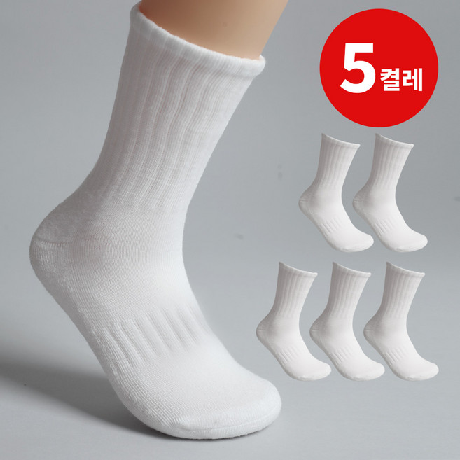 폴링 스포츠 쿠션 순면 중목 장목 양말