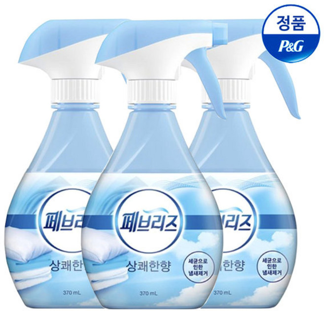 페브리즈 상쾌한향 용기370mlX3개