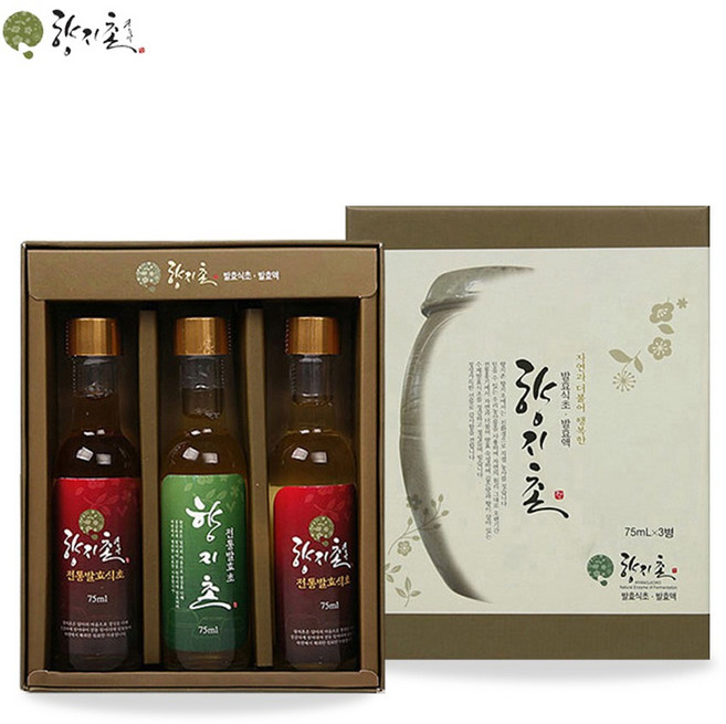 향지촌 미니어처 세트(달콤사과+현미+적양파), 3개, 75ml