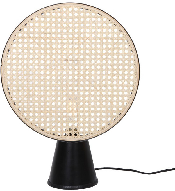 라탄 조명 램프 무드등 등나무 발리 레트로 스탠드, L 35x48cm