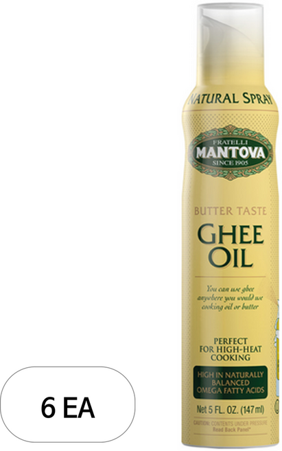 만토바 기오일 스프레이 버터맛, 147ml, 6개