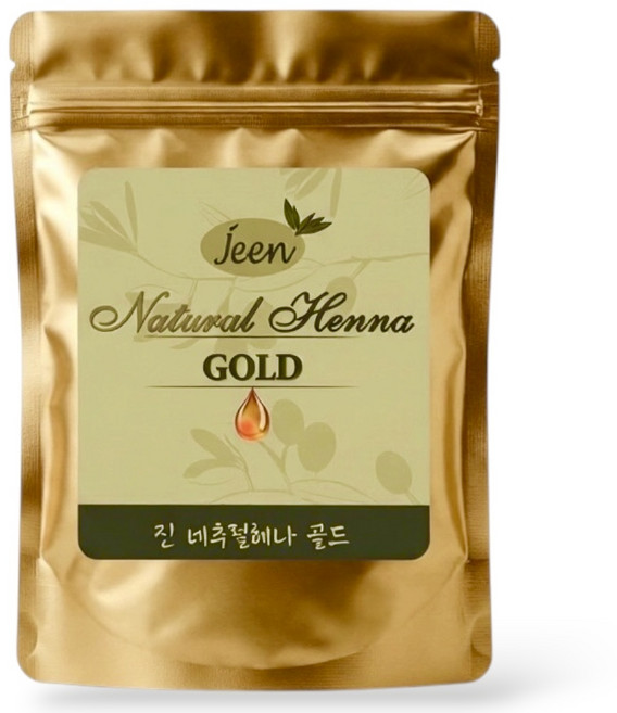[JEEN] 진 헤나 천연 헤나 염색약 새치커버, 네추럴 오렌지, 1개