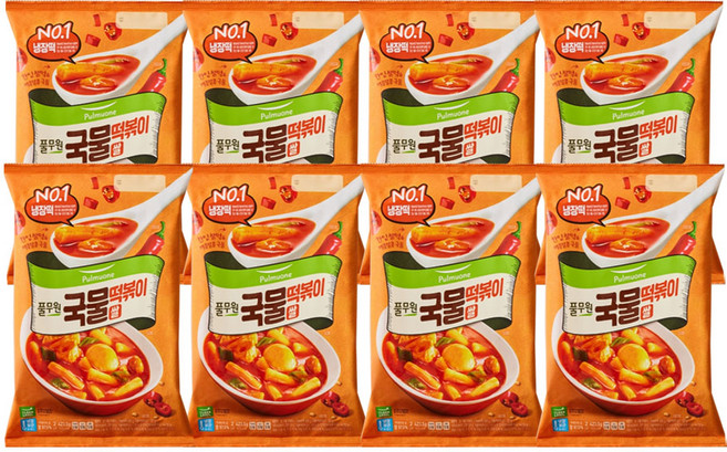 풀무원 쌀 국물 떡볶이, 423.5g, 8개