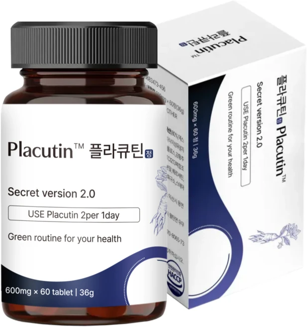 플라큐틴 국산 도라지 정제형 특허원료 커포닌 커큐민 사포닌 퀘르세틴 함유, 1개, 60정 - 쿠팡
