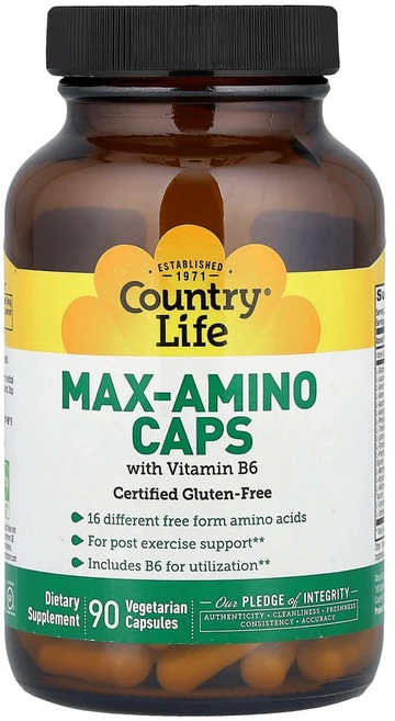 컨트리라이프 맥스-아미노 베지테리안 캡슐, 90정, 1개 - 쿠팡