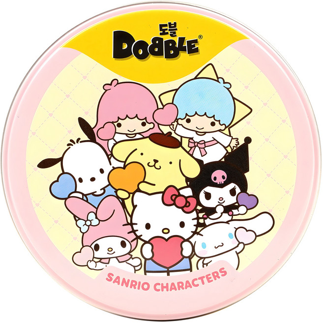 도블 산리오 캐릭터즈 미니 카드게임, 혼합색상, 1개