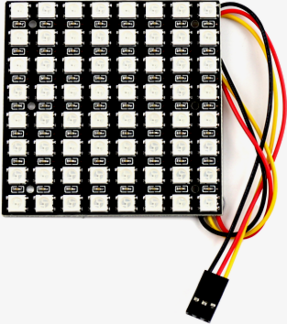 아두이노 네오픽셀 Matrix 패널 8*8 LED WS2812, 1개