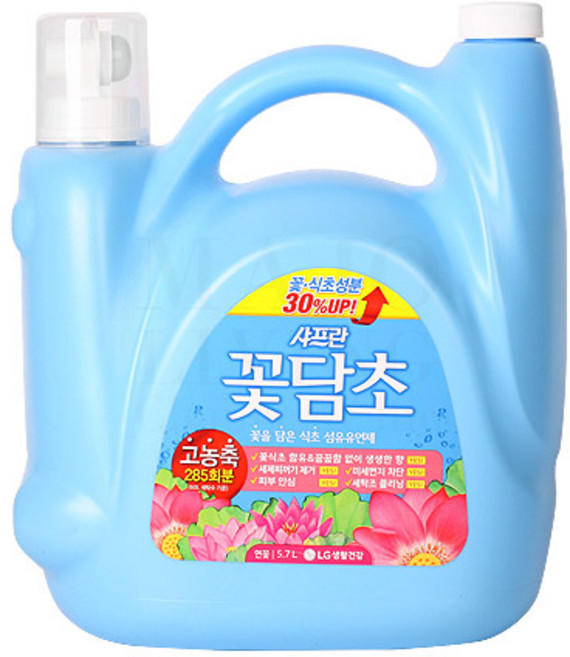 샤프란 꽃담초 유연제 5.7L, 1개