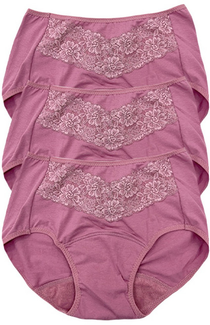 이너라인 여성용 할머니 빅사이즈 요실금 안심 팬티 3종세트 ~110(4XL)