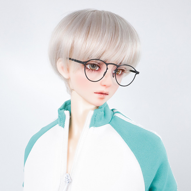 구체관절인형 가발 숏 컷 7-8인치 42cm급용 MSD 도리스돌30, 카푸치노 (가발만 인형미포함), 1개