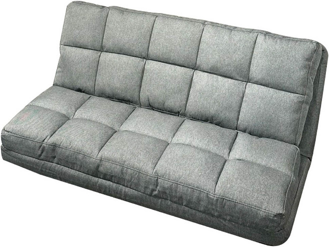 懶人沙發 沙發床 雙人沙發 和室沙發 榻榻米, 20格豆腐-鐵灰色