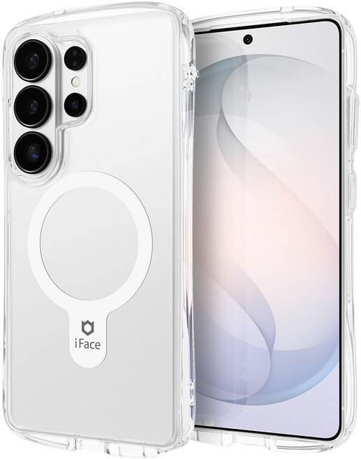 아이페이스 갤럭시 S26 시리즈 룩인 클리어 하이브리드 맥싱크 맥세이프 호환 투명 케이스