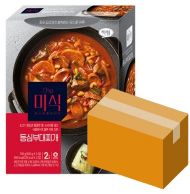 더미식 등심 부대찌개 350g, 700g 1개, 1개, 700g