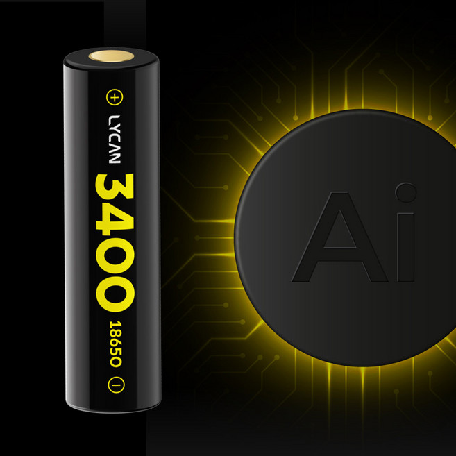 신형 라이칸 18650 충전지 정품 3400mAh, 1개입, 1개