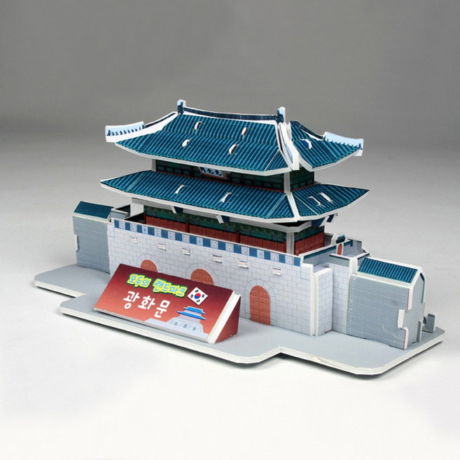 크래커플러스 3D 입체퍼즐, 43피스, 광화문 LED, 1개