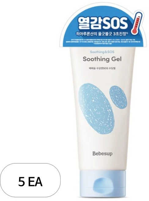 베베숲 유아용 수딩앤에스오에스 수딩젤, 5개, 200ml - 쿠팡