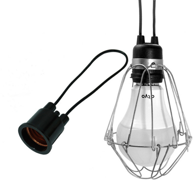 나이스조명 방수소켓 E26 E39 전구보호망, 방수소켓(대), 1개