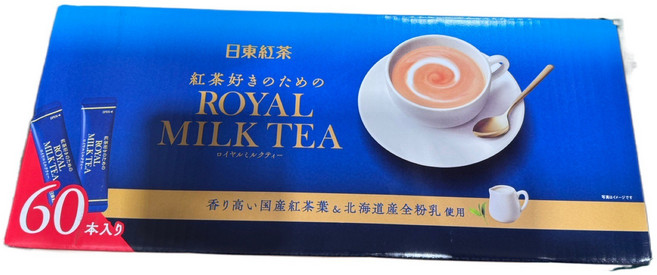 日東紅茶 ROYAL MILK TEA 皇家奶茶, 14g, 60個裝, 1箱